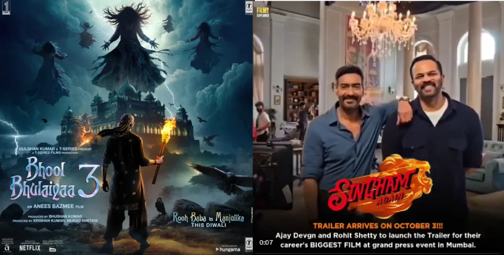 &Quot;Singham 3 Vs Bhool Bhulaiyaa 3&Quot; में किसको चाटना पड़ सकती है धूल!! 2 S 11