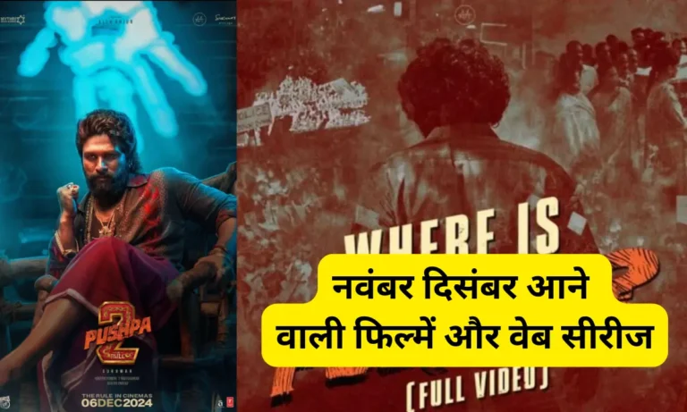 November December Upcoming Movies And Web Series
