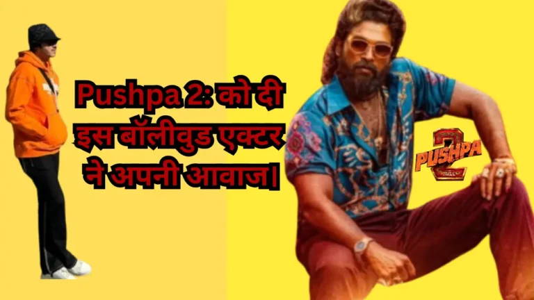 पुष्पा 2 द रूल हिंदी डबिंग आर्टिस्ट Pushpa 2 The Rule Hindi Dubbing Artist