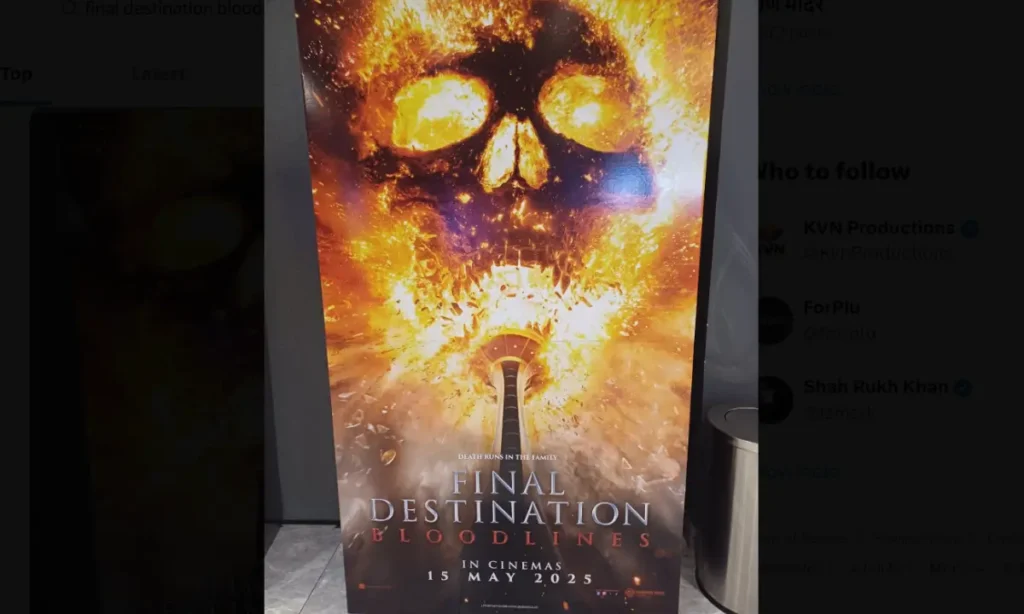 Final Destination Bloodlines 4 Day Collection: फाइनल डेस्टिनेशन ब्लोडलाइन चौथे दिन का बॉक्स ऑफिस कलेक्शन, 1 Pic Credit: Instagram