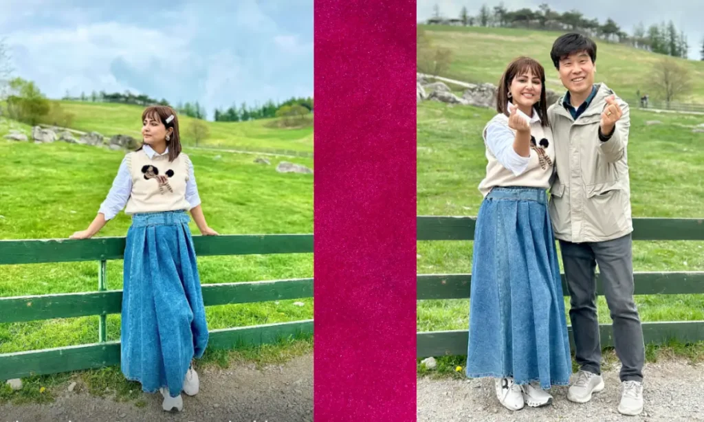 Hina Khan South Korea: हिना खान की वायरल तस्वीरें, बॉयफ्रेंड संग घूमी विदेश। 2 Hina Khan South Korea Viral Pics