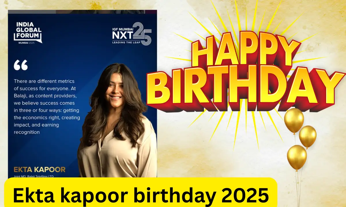 Ekta Kapoor Birthday And Tv Shows And Upcoming Tv Shows