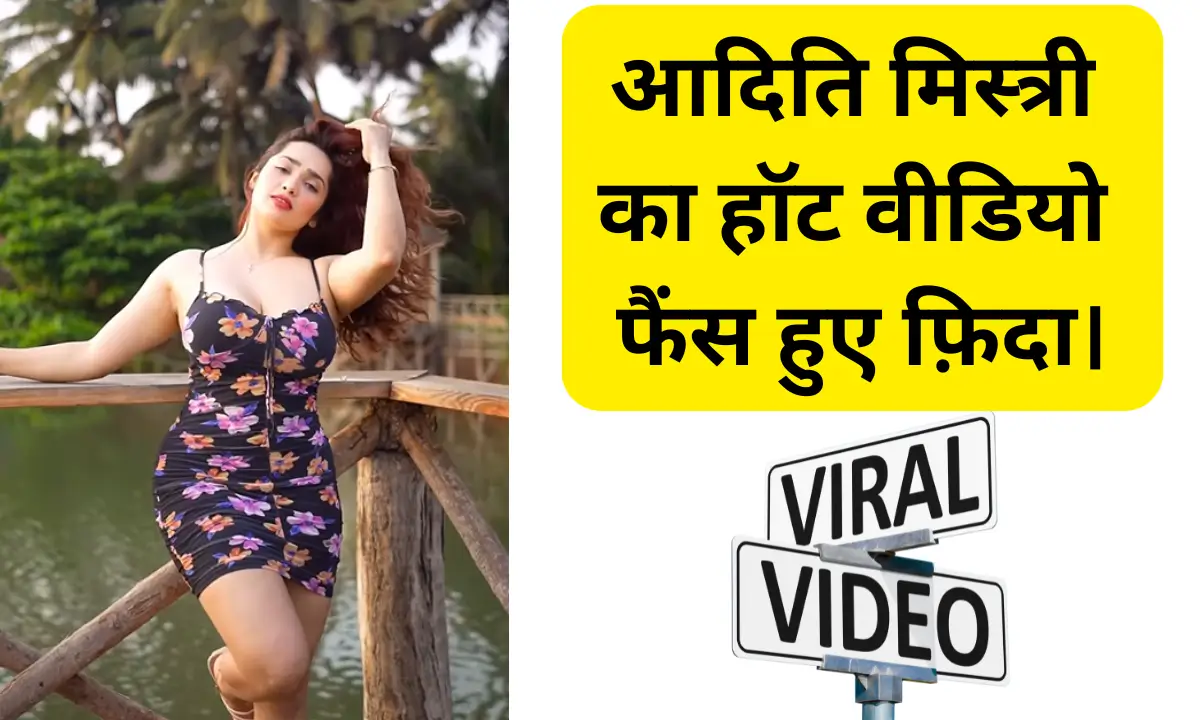 Fans Go Crazy After Watching The New Hot Video Of Social Media Influencer Aditi Mistry