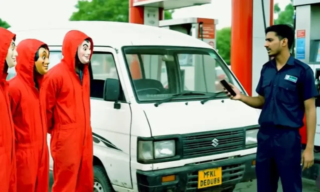 दिल्ली की 'The Petrol Heist' थीम वाला वायरल Ai Meme वीडियो,पुराने वाहनों पर नए नियम से हंसी का तड़का 2 The Petrol Heist A.i Video Funny Instagram